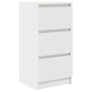 vidaXL Buffet blanc 37,5x35x76 cm bois d'ing&eacute;nierie