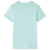 T-shirt pour enfants menthe clair 92