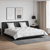 vidaXL Duvet d'&eacute;t&eacute; simple avec oreiller 3 pcs Blanc Microfibre
