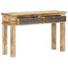 vidaXL Table console avec tiroirs 120x35x75 cm Bois de manguier solide