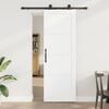 vidaXL Porte coulissante ORKDAL Blanc 73,5 x 211 cm Pin massif