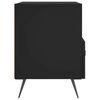 vidaXL Tables de chevet 2 pcs noir 40x35x47,5 cm bois d’ingénierie