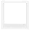 vidaXL &Eacute;tag&egrave;res cube murales 6 pcs blanc 30x15x30 cm