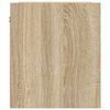 vidaXL Table de chevet murale chêne sonoma 38x34x40 cm