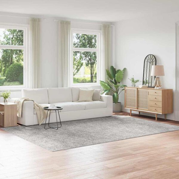 vidaXL Tapis Shaggy Anti-dérapant Gris 240 x 340 cm PP