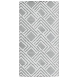 vidaXL Tapis d'ext&eacute;rieur ARAKIL gris 80 x 150 cm PP