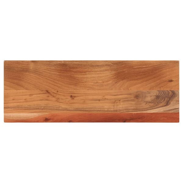 vidaXL Dessus de table 80x20x3,8 cm rectangulaire bois massif d'acacia