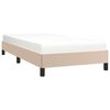 vidaXL Cadre de lit sans matelas cappuccino 90x200 cm similicuir