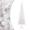 vidaXL Sapin de No&euml;l &eacute;troit Blanc 180 cm