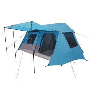 vidaXL Tente tunnel Bleu 400 x 278 x 182 cm