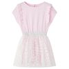 Robe pour filles volants rose clair 128