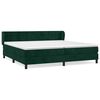 vidaXL Sommier &agrave; lattes de lit et matelas Vert fonc&eacute; 200x200cm Velours