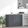 vidaXL Armoire de rangement Anthracite 90 x 40 x 70 cm Acier