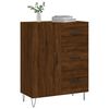 vidaXL Buffet ch&ecirc;ne marron 69,5x34x90 cm bois d'ing&eacute;nierie