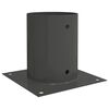vidaXL Ancre ronde au sol 12 pi&egrave;ces Anthracite 18 x 18 x 15 cm m&eacute;tal