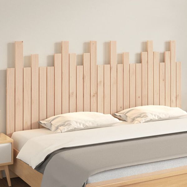 vidaXL T&ecirc;te de lit murale 166x3x80 cm Bois massif de pin