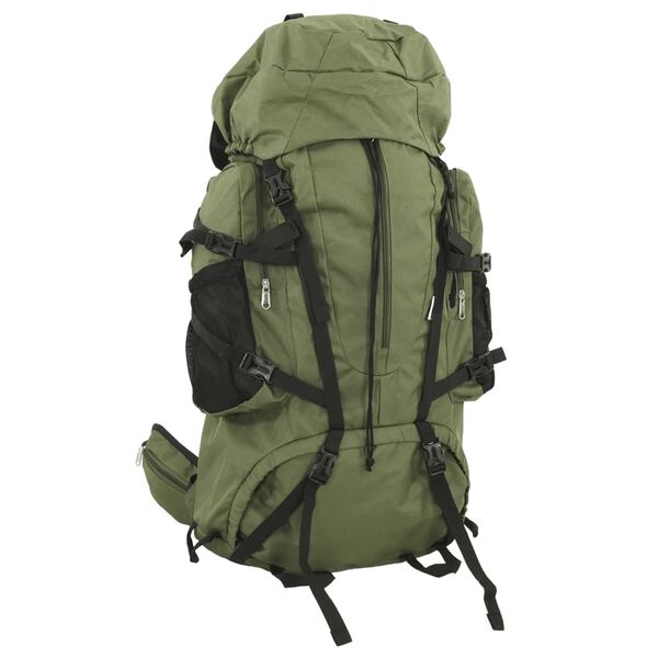 vidaXL Sac &agrave; dos de randonn&eacute;e vert arm&eacute;e 100 L tissu oxford
