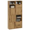 vidaXL Armoires latérales 4 pcs ODDA 40x24x79 cm bois massif pin