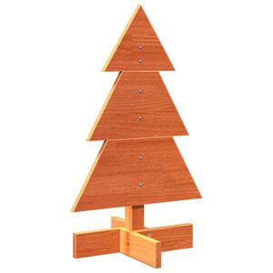vidaXL Arbre de No&euml;l en bois pour d&eacute;coration 60 cm bois de pin massif
