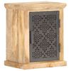 vidaXL Table de chevet avec porte 40x30x50 cm Bois de manguier solide
