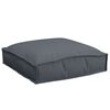 vidaXL Coussin 2 pcs Anthracite 40 x 40 x 8 cm Tissu Oxford