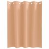 vidaXL Rideaux occultants avec anneaux 2 pcs Marron Clair 140 x 140 cm