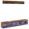 vidaXL Ensemble de meuble TV mural 5 pcs Bois ancien Bois d'ing&eacute;nierie