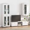 vidaXL Cabinet en Bois avec stockage Blanc brillant 50 x 29 x 100 cm