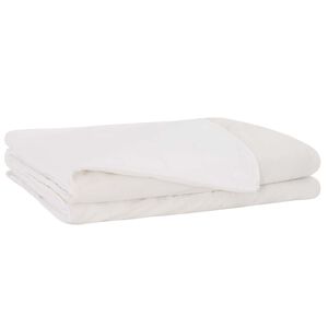 vidaXL Couverture Pond&eacute;r&eacute;e Blanc 200 x 220 cm 9 kg 100% Coton 205T