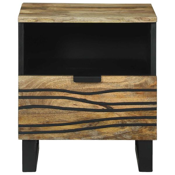 vidaXL Cabinet de chevet Marron 40 x 33 x 46 cm Bois d'acacia massif