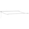 vidaXL Auvent R&eacute;tractable Blanc 300 x 250 cm Aluminium