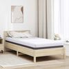 vidaXL Matelas Blanc et Gris 100 x 200 cm Tissu jacquard