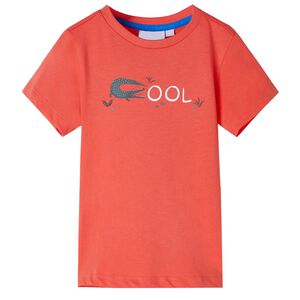 T-shirt enfants à manches courtes rouge clair 92