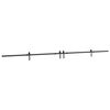 vidaXL Kit de quincaillerie de porte coulissante 427 cm acier noir