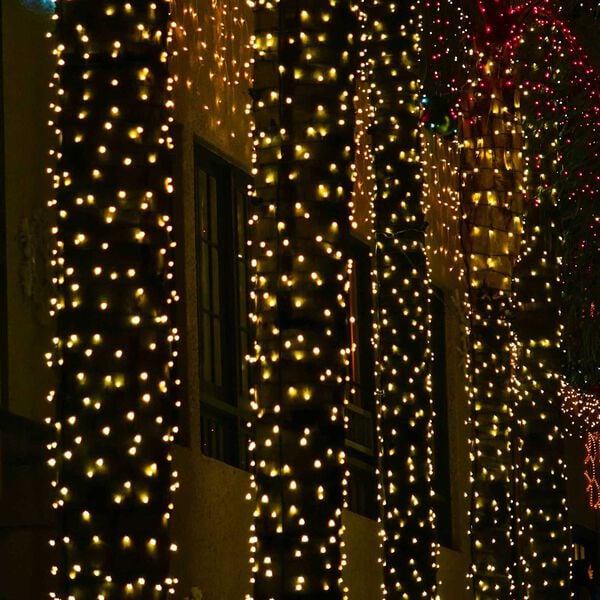 vidaXL Filet LED Vert fonc&eacute;