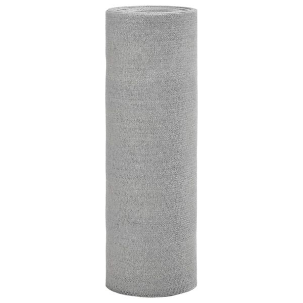 vidaXL Filet brise-vue gris clair 2x10 m PEHD 195 g/m&sup2;
