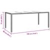 vidaXL Ensemble de salle à manger pour jardin 9 pcs Beige polyrotin