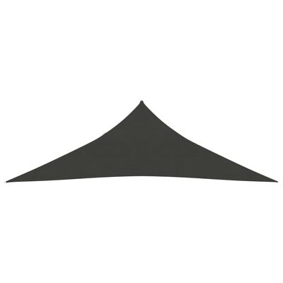 vidaXL Voile d'ombrage 160 g/m² Anthracite 3x3x4,2 m PEHD