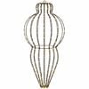 vidaXL Lumi&egrave;re de finial de No&euml;l 320 LED Blanc chaud Diam. 40 x 75 cm