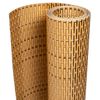 vidaXL Paravent de balcon marron clair 1000x90 cm r&eacute;sine tress&eacute;e