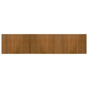 vidaXL Tapis rectangulaire marron 70x300 cm bambou