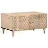 vidaXL Table basse 80x50x40 cm bois de manguier massif