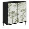 vidaXL Buffet GOTHA Ch&ecirc;ne noir 69 x 33 x 76 cm Bois d'ing&eacute;nierie