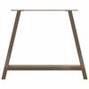 vidaXL Pieds de table &agrave; manger en forme de A 2 pi&egrave;ces 90 x (72-73) cm Acier