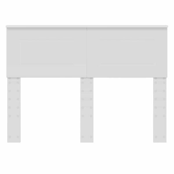 vidaXL T&ecirc;te de lit Blanc 120 cm Bois d'ing&eacute;nierie