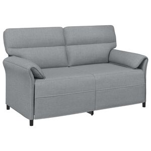 vidaXL Canap&eacute; 100% polyester, cadre en m&eacute;tal, MDF, Contreplaqu&eacute;