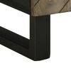 vidaXL Meuble TV noir 105x33x46 cm bois massif de manguier