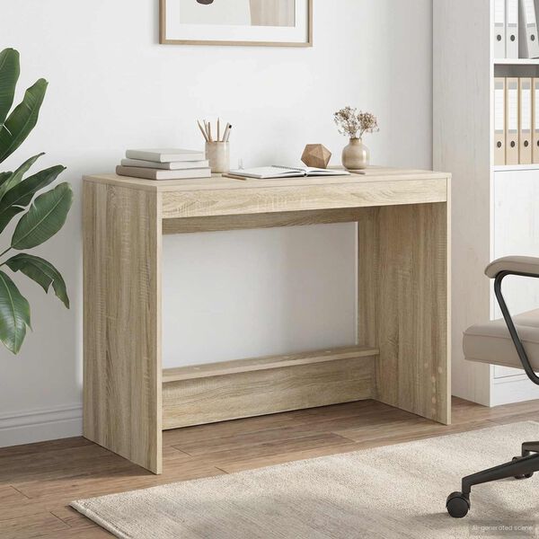 vidaXL Bureau de lit Ch&ecirc;ne Sonoma 100 x 45 x 75 cm Bois d'ing&eacute;nierie
