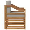vidaXL Ensemble de canap&eacute;s d'ext&eacute;rieur Naturel 67 x 63 x 73 cm