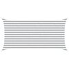vidaXL Voile d'ombre Gris clair et blanc 4 x 2 m